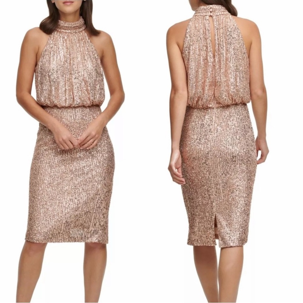 Eliza J Sequin Dress